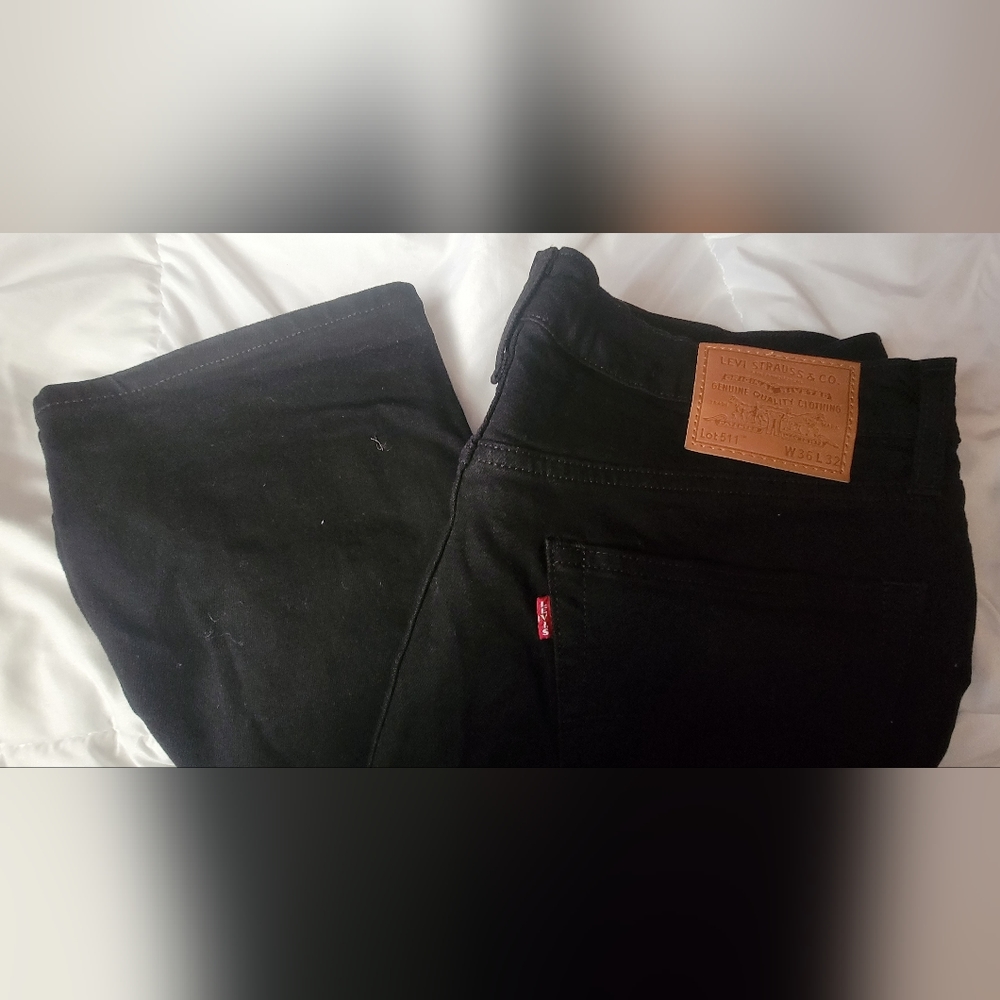 Levi's 511 Men Slim Fit, W36 L32, Black